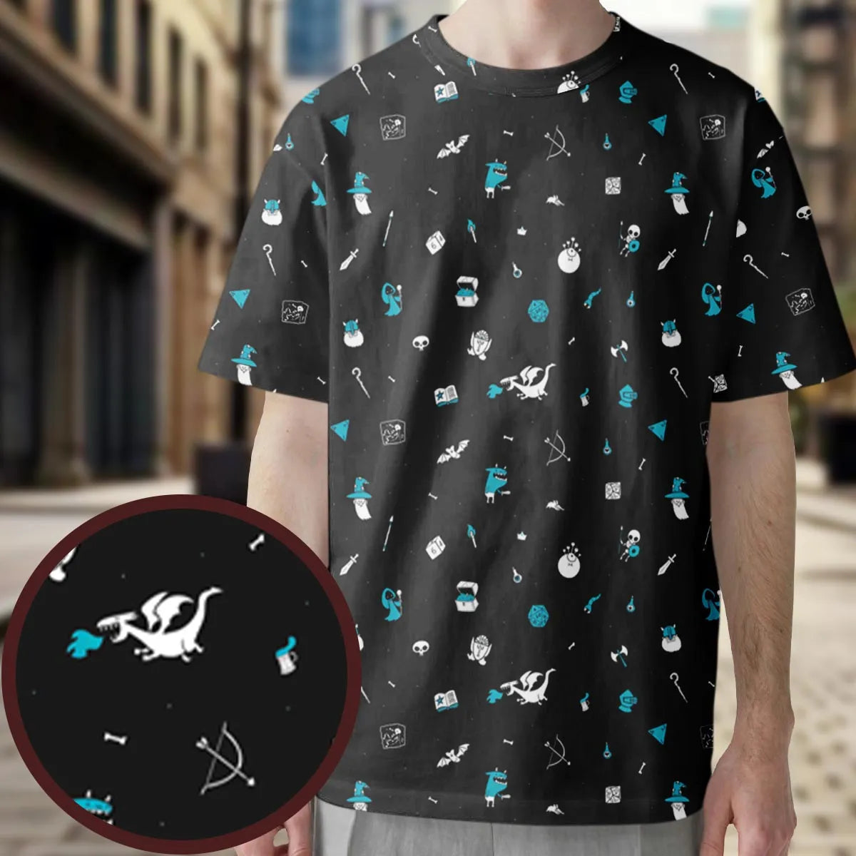 Full Print T-Shirt - DJ9H6YCS