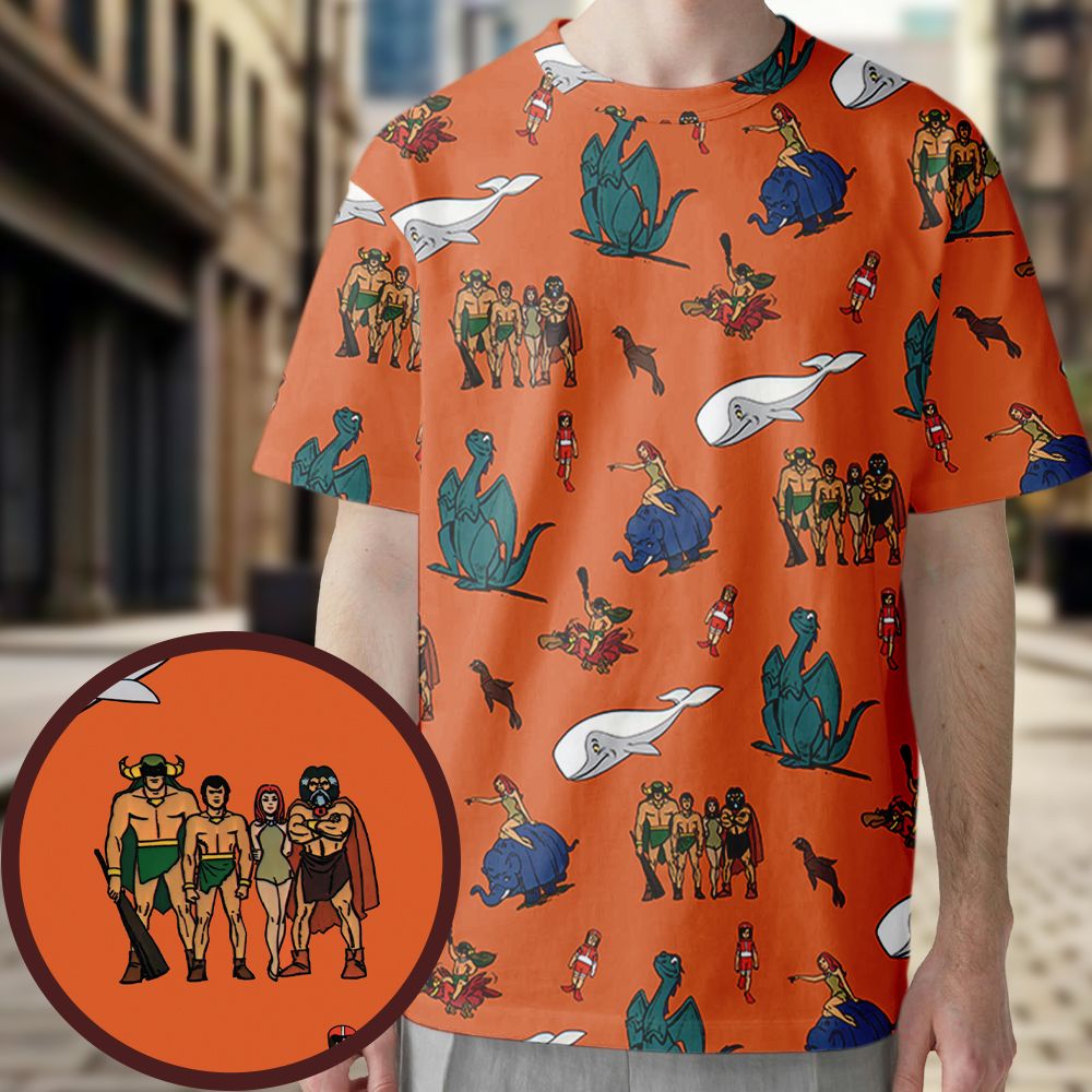 All-Over Print Unisex T-Shirt - Q4T24RC4 -  - 1