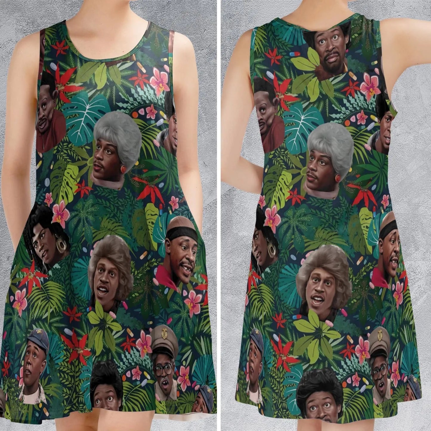 Casual Sleeveless Dress - 1SY4KS75