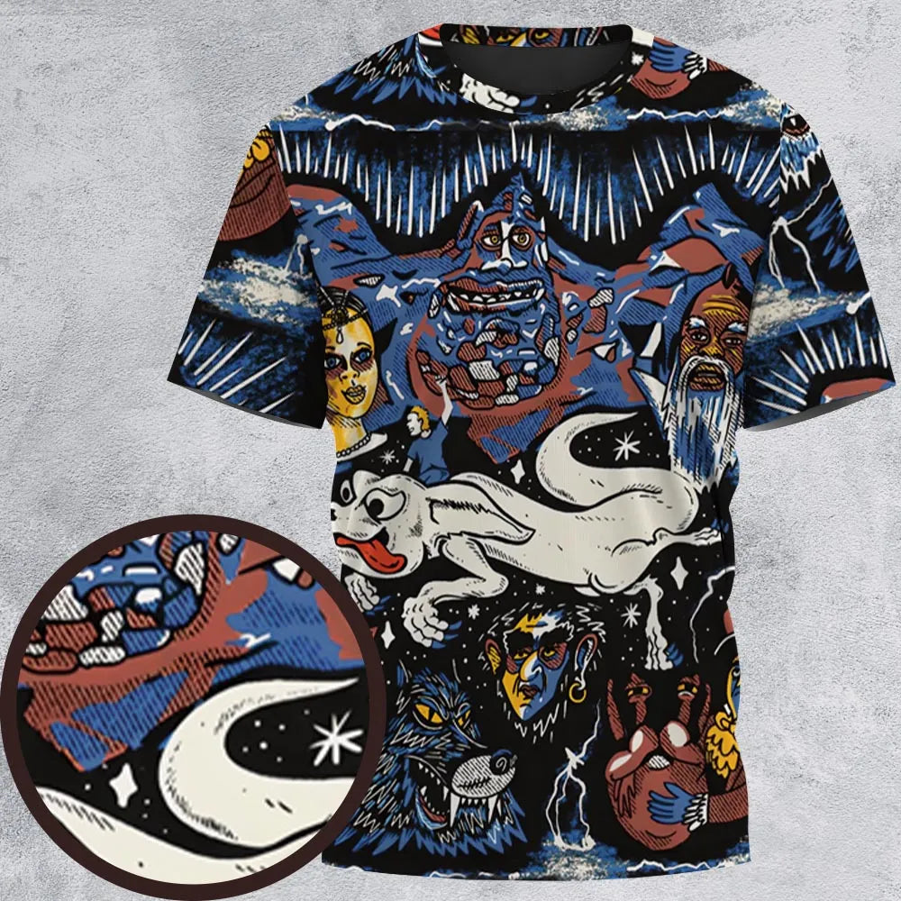 Full Print T-Shirt - 87YEKBGR