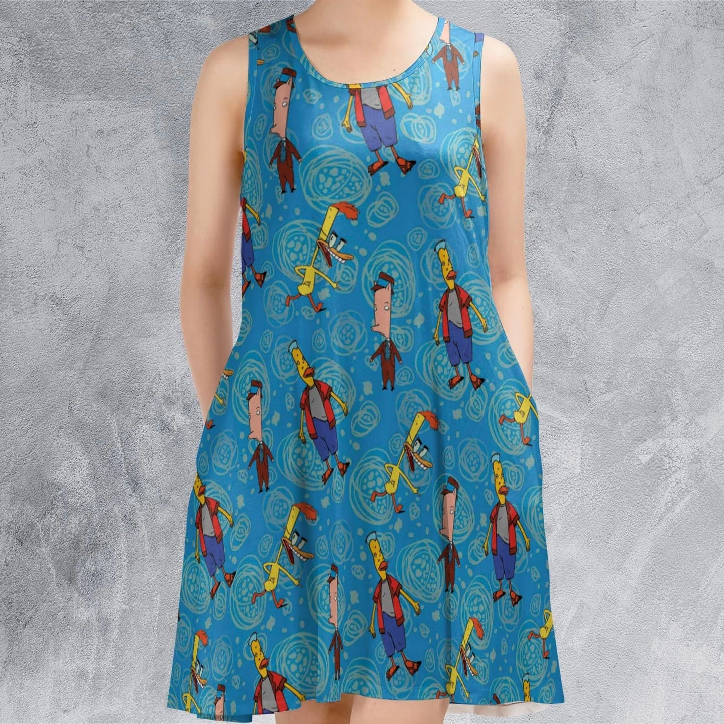 Casual Sleeveless Dress - 8RPDTCCG