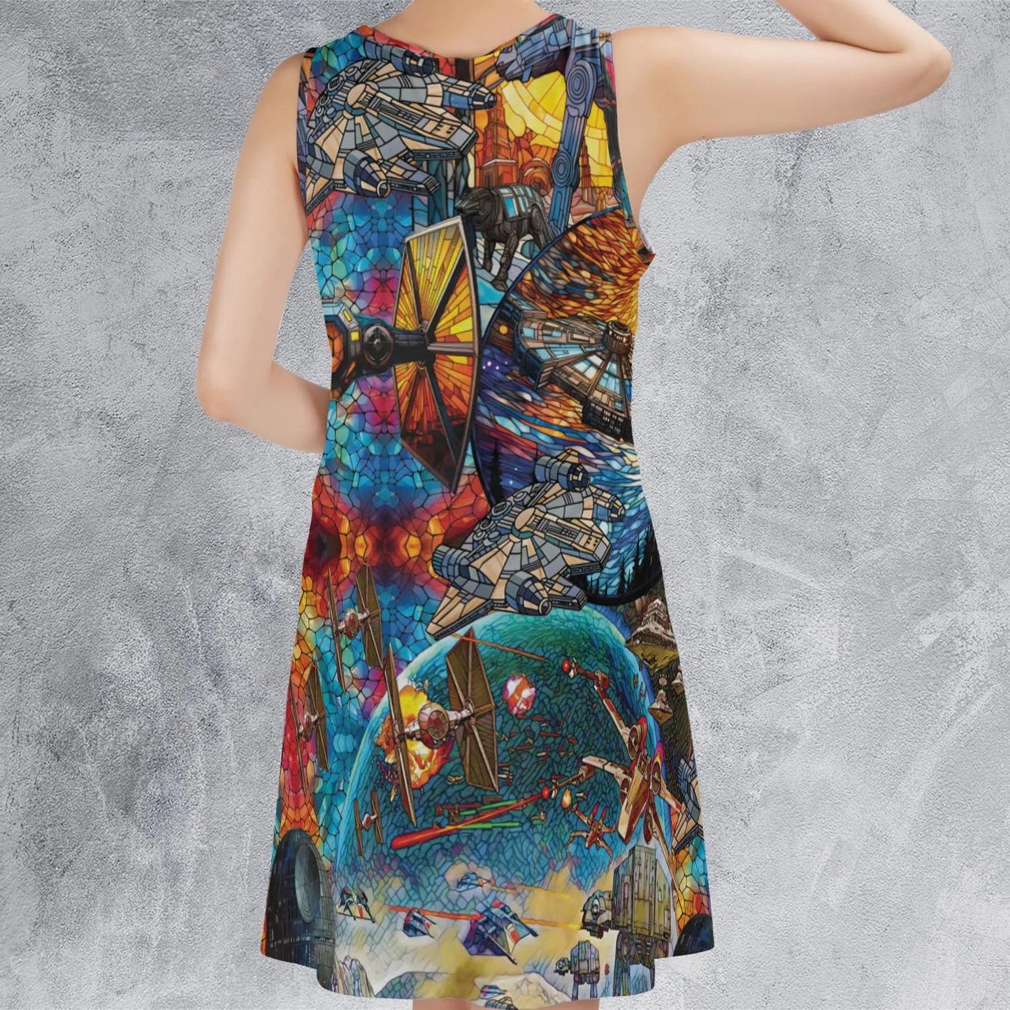 Casual Sleeveless Dress - GY2W7V9Q