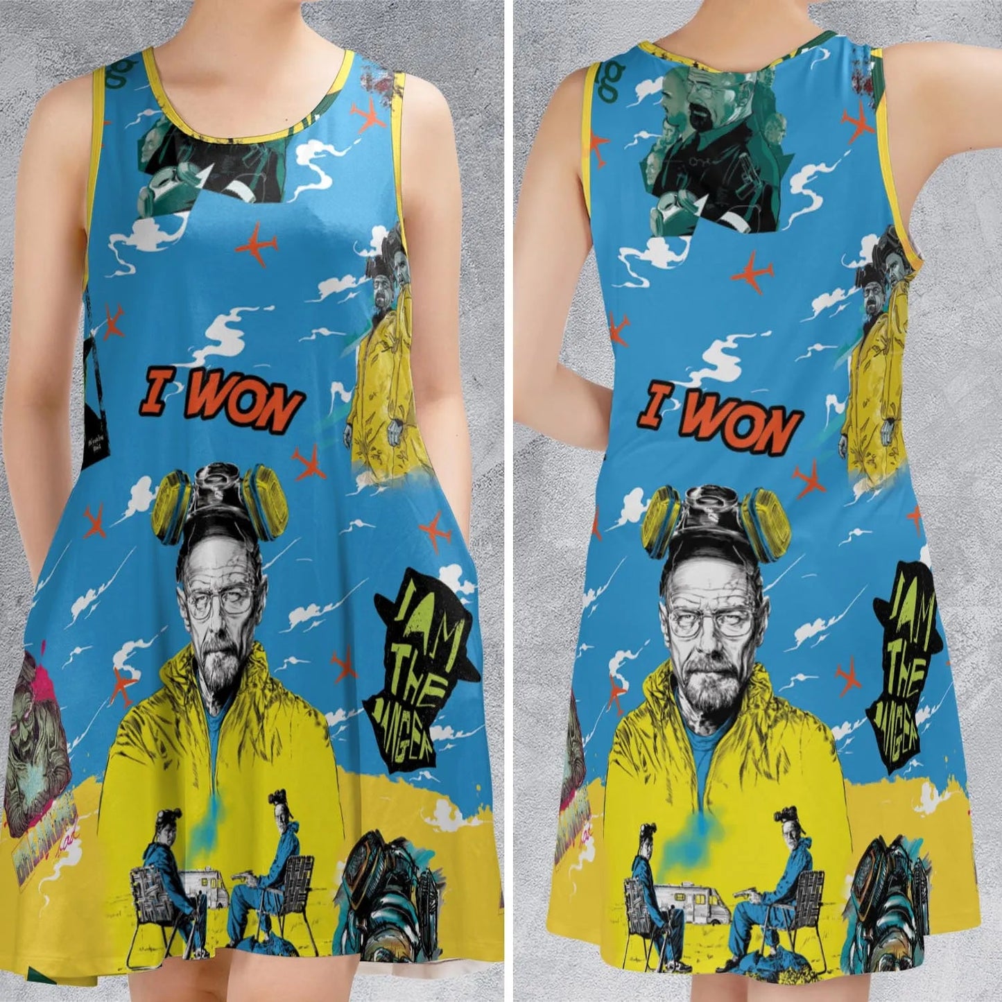 Casual Sleeveless Dress - ZGNYGRBQ