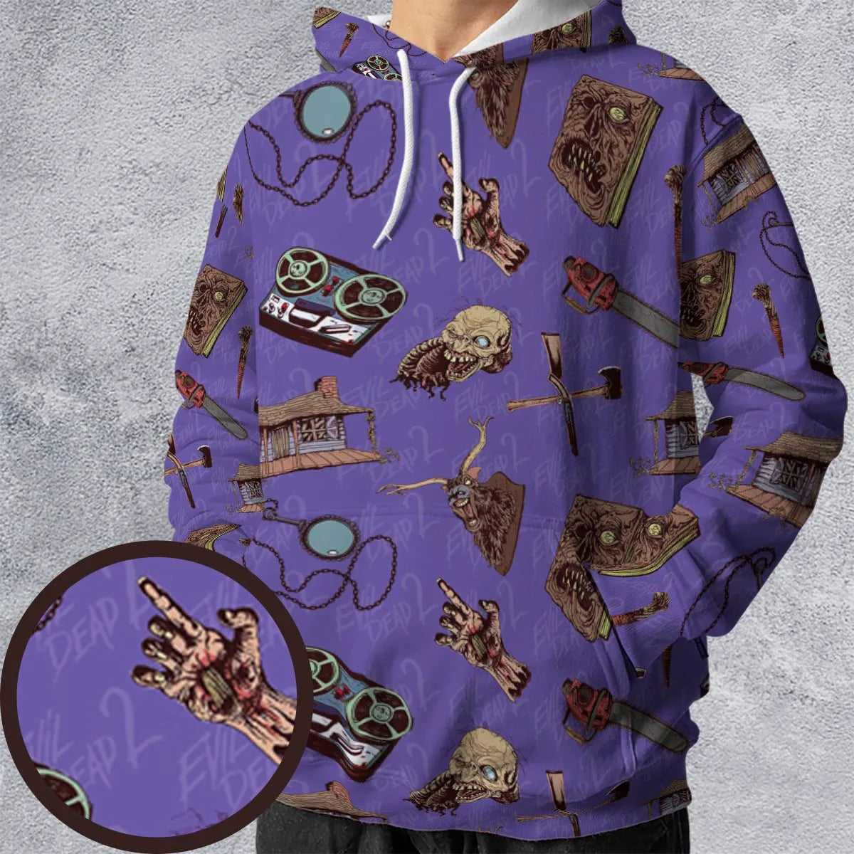 Full Print Hoodie - QEW4GLU8