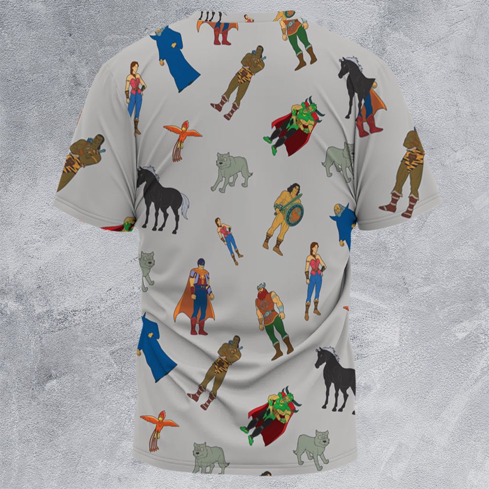 All-Over Print Unisex T-Shirt - TN491R73 -  - 4