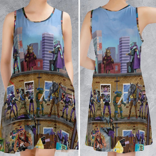 Casual Sleeveless Dress - DF2BYC8J