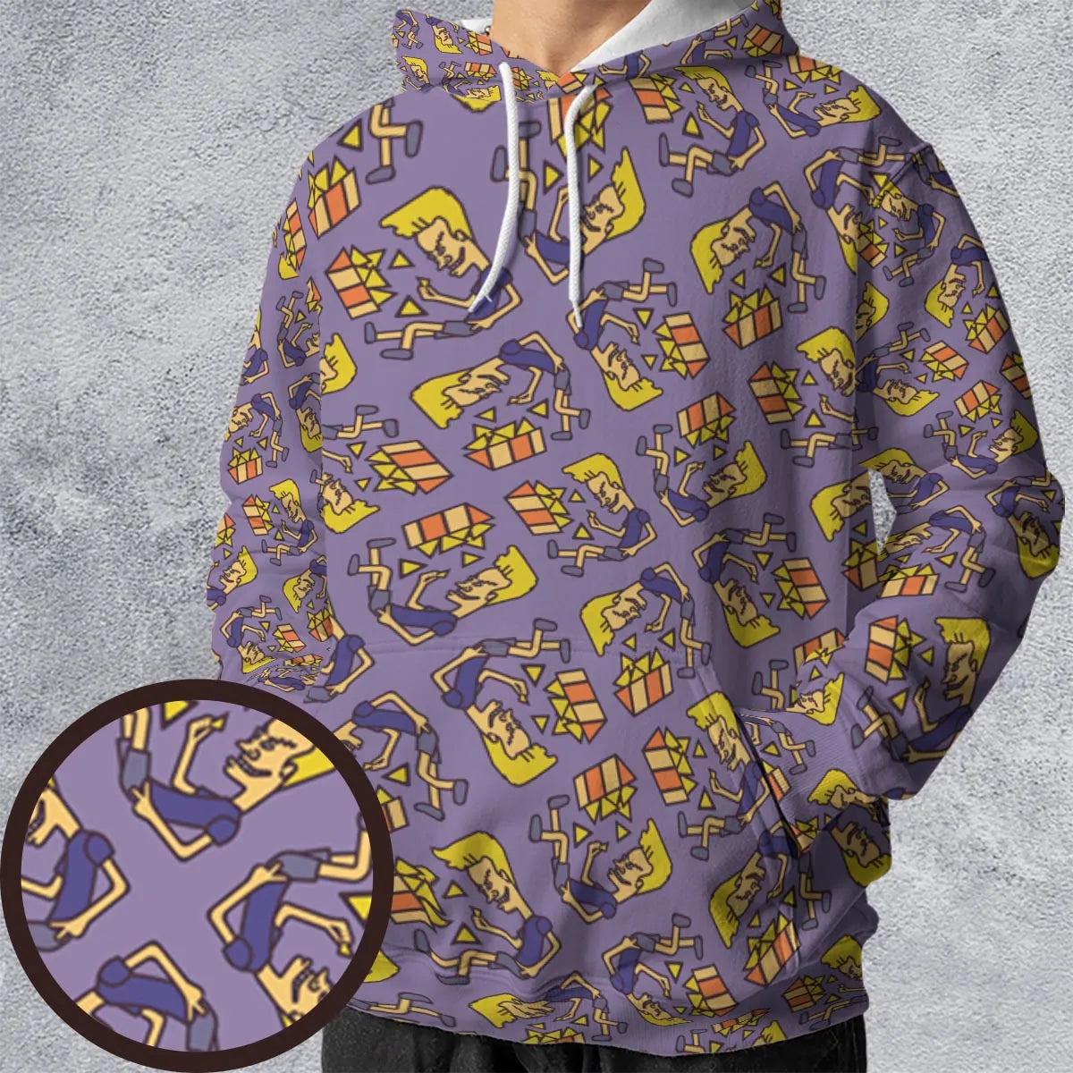 Full Print Hoodie - DYM14BDF