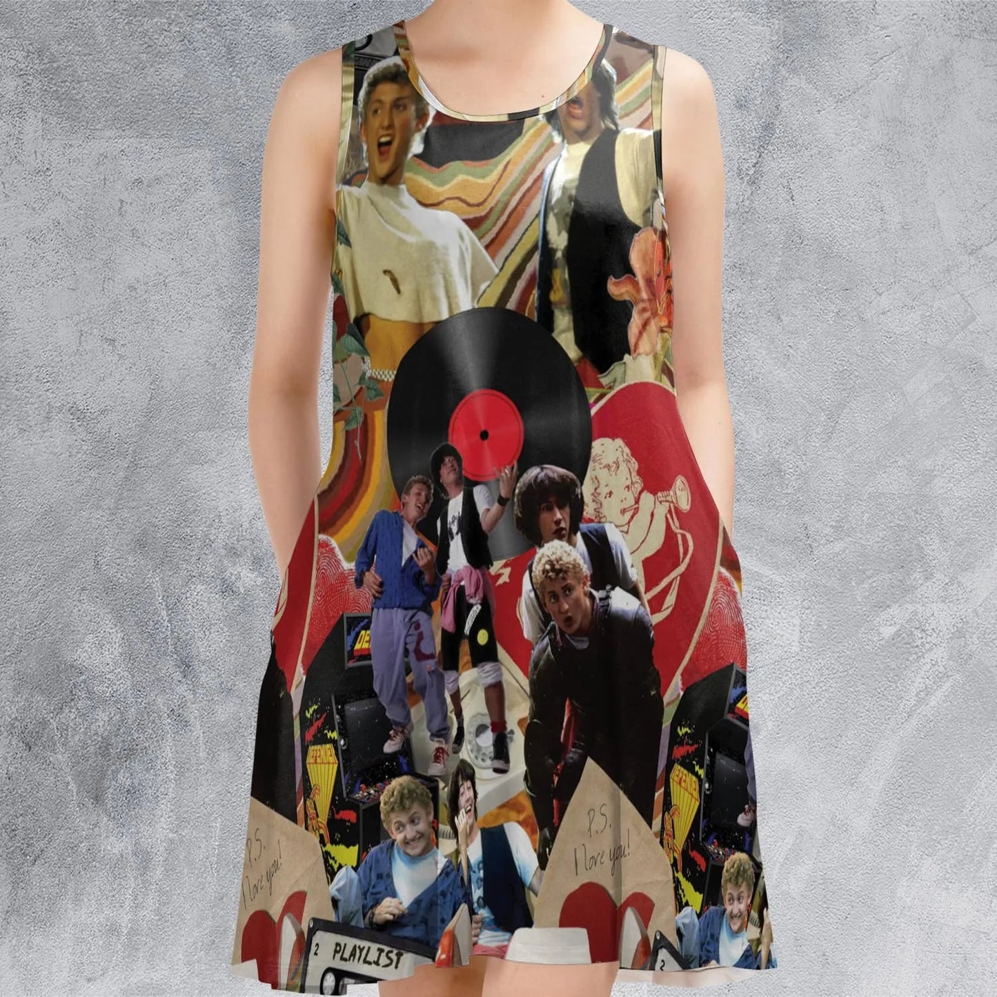 Casual Sleeveless Dress - CCQSRTNA