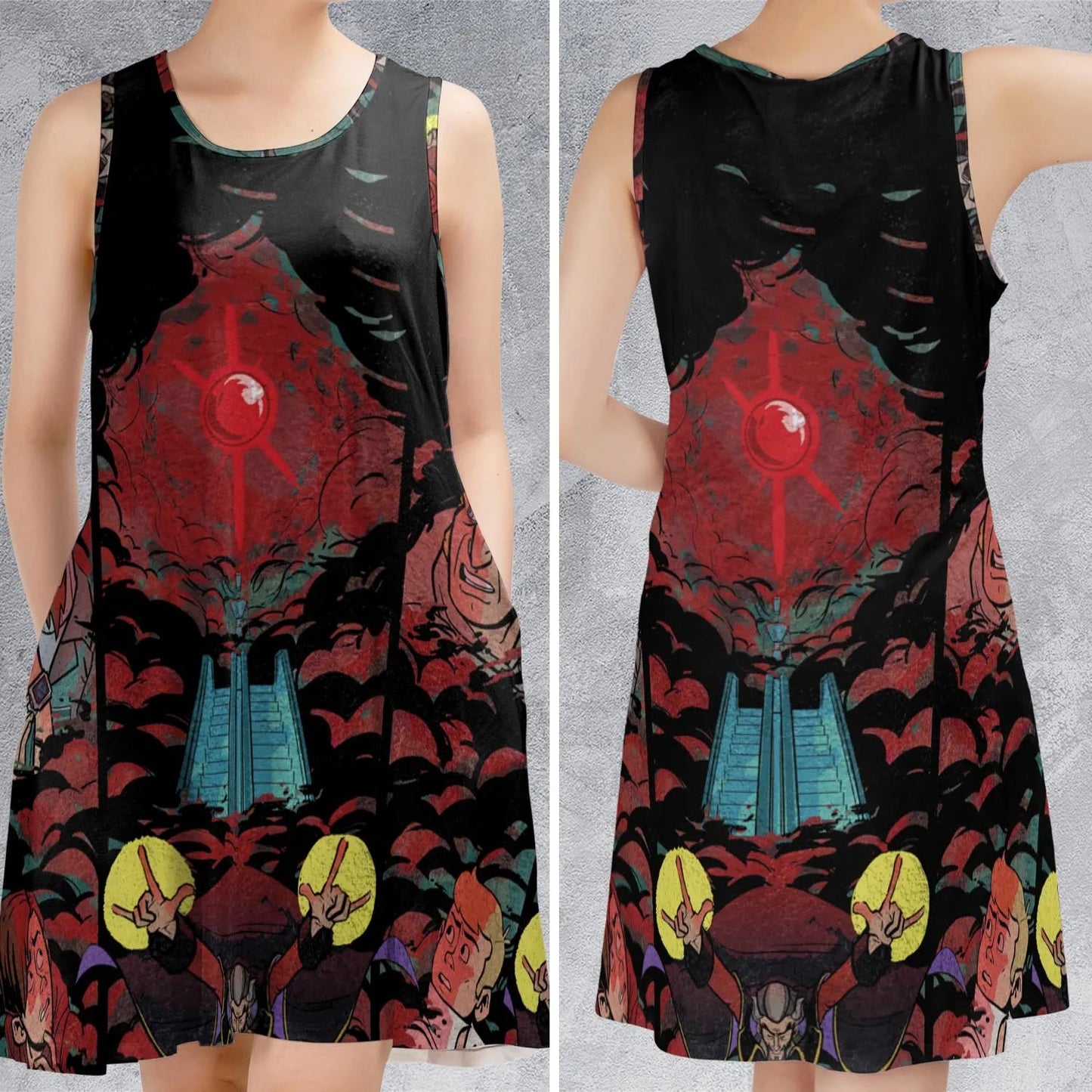 Casual Sleeveless Dress - F7MBQ92S