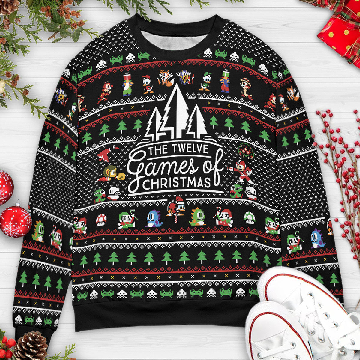 Ugly Christmas Sweatshirt - B5YTATMB
