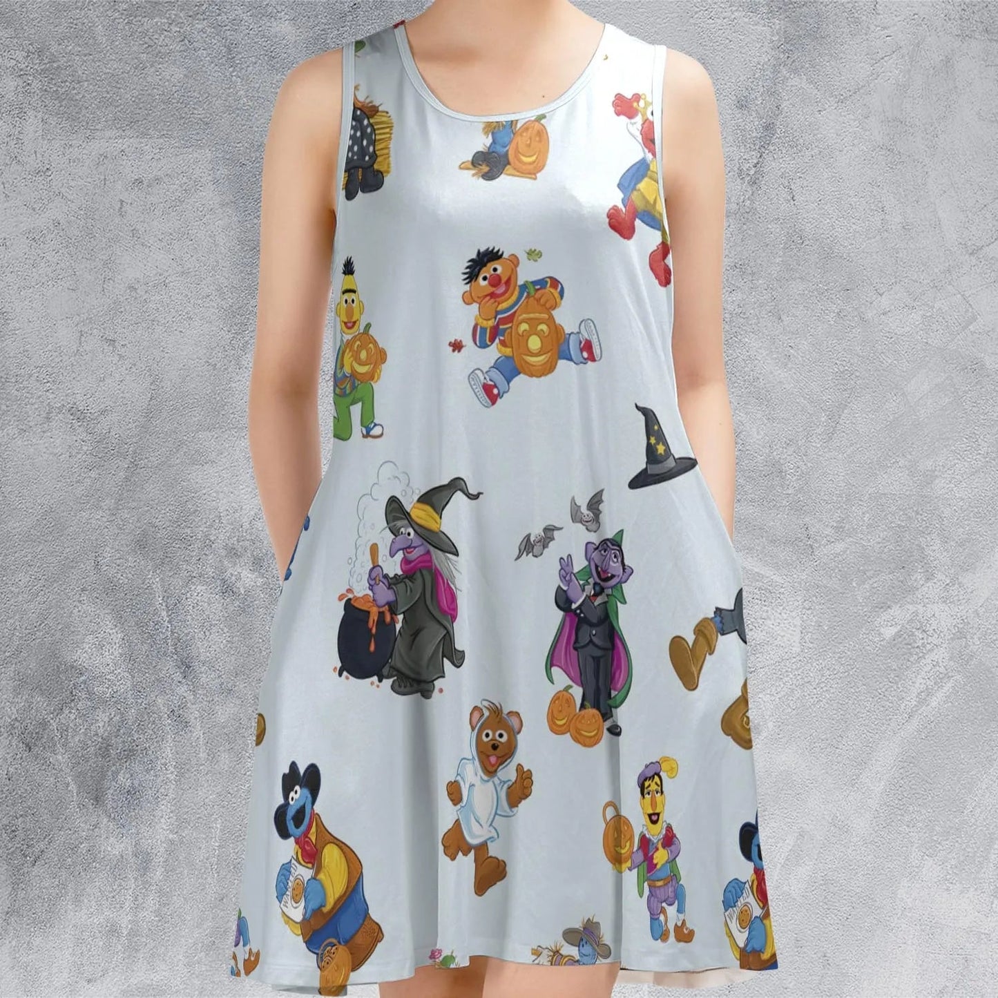 Casual Sleeveless Dress - 1M771TGE