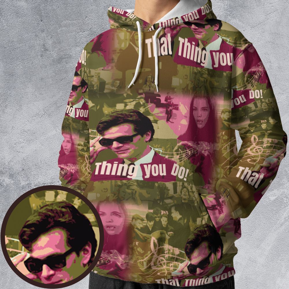 All-over Print Hoodie - W1RTYV1T -  - 1
