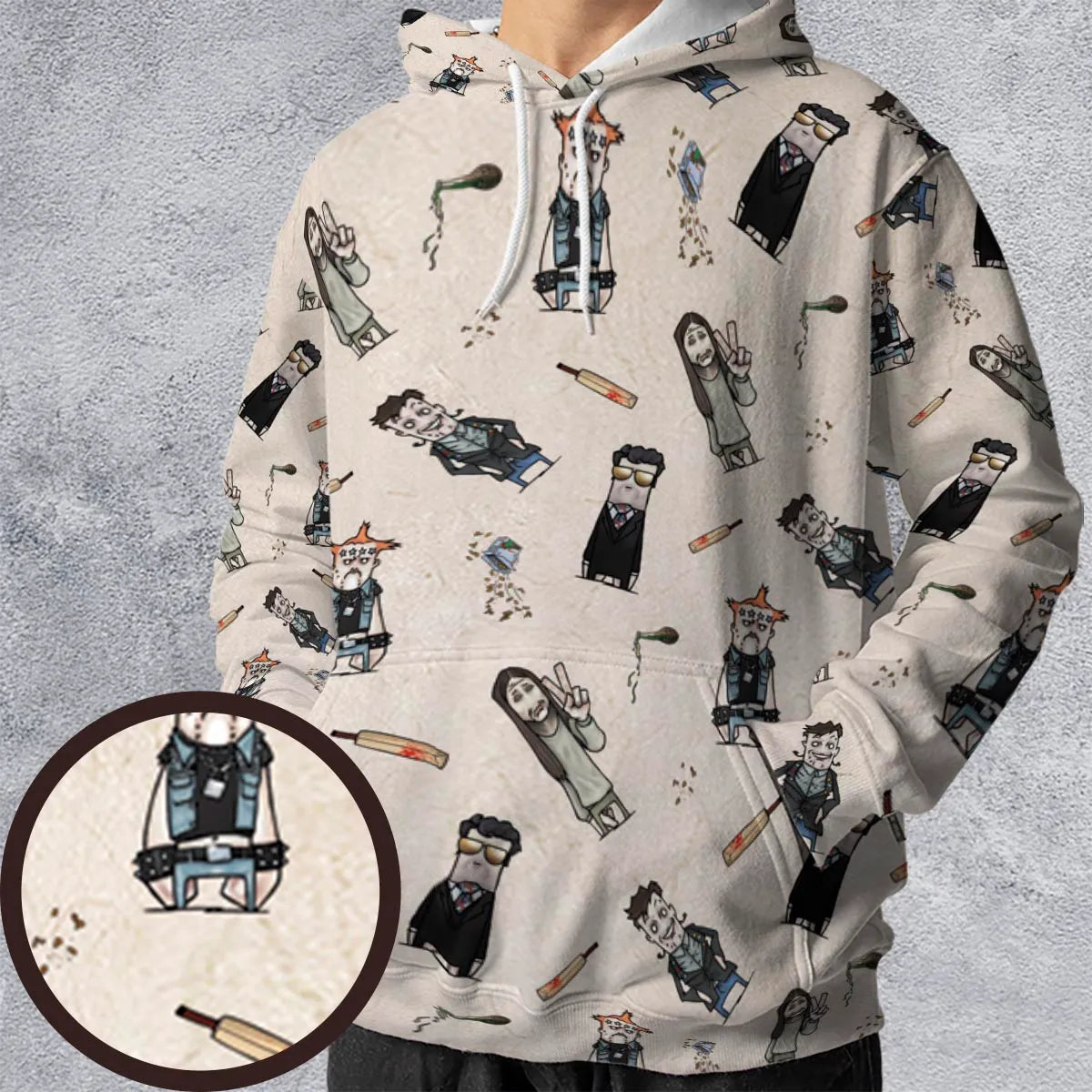 Full Print Hoodie - JQE58KE2