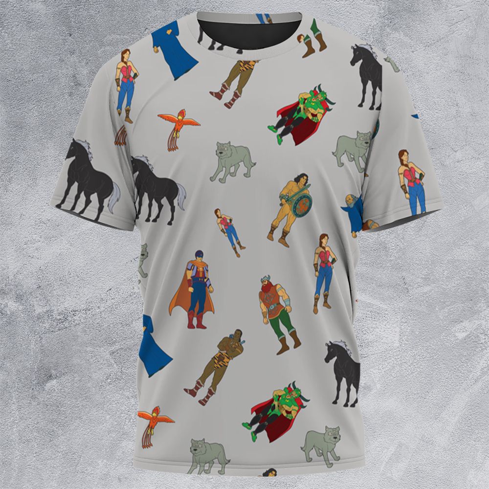 All-Over Print Unisex T-Shirt - TN491R73 -  - 3
