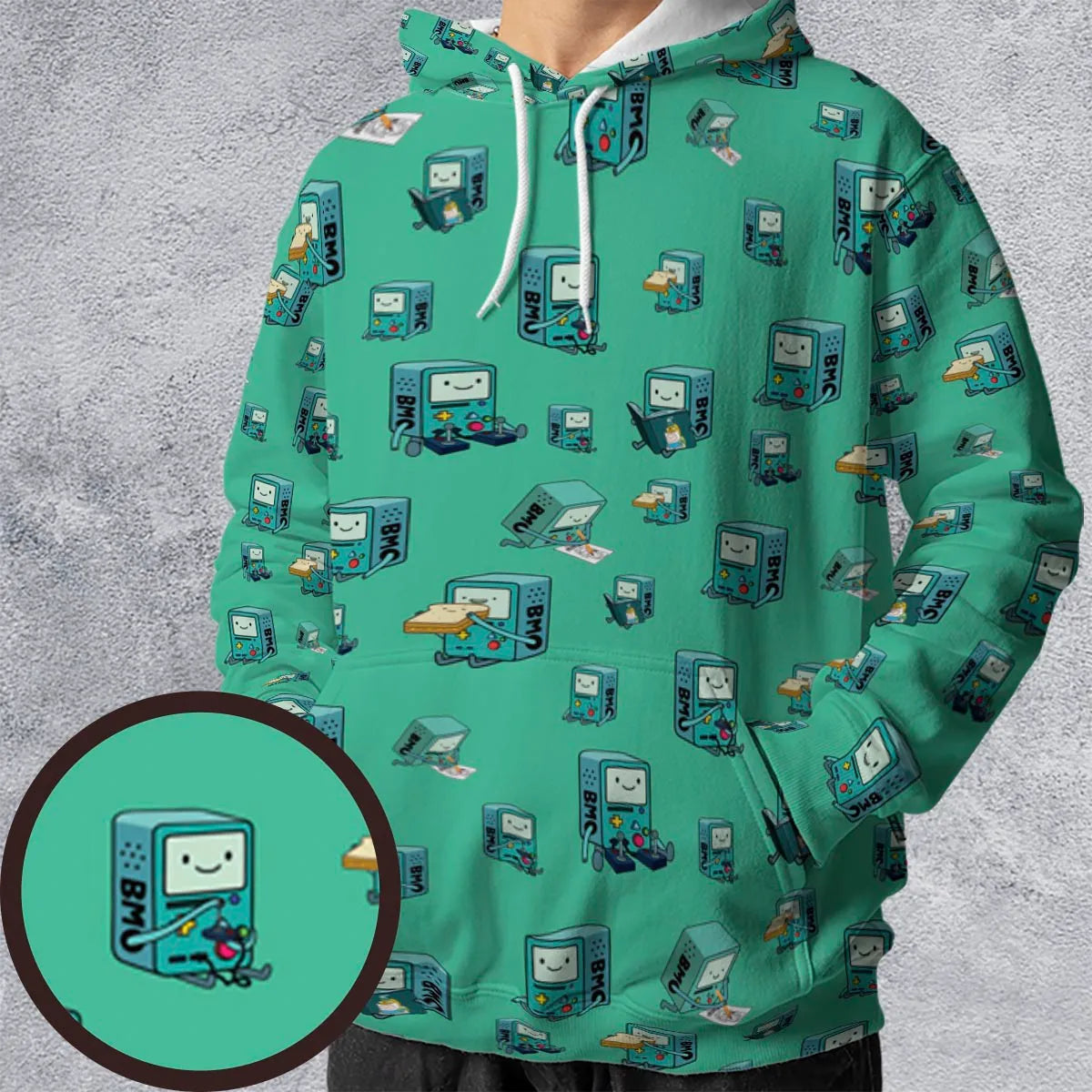 Full Print Hoodie - DZ89U4JR