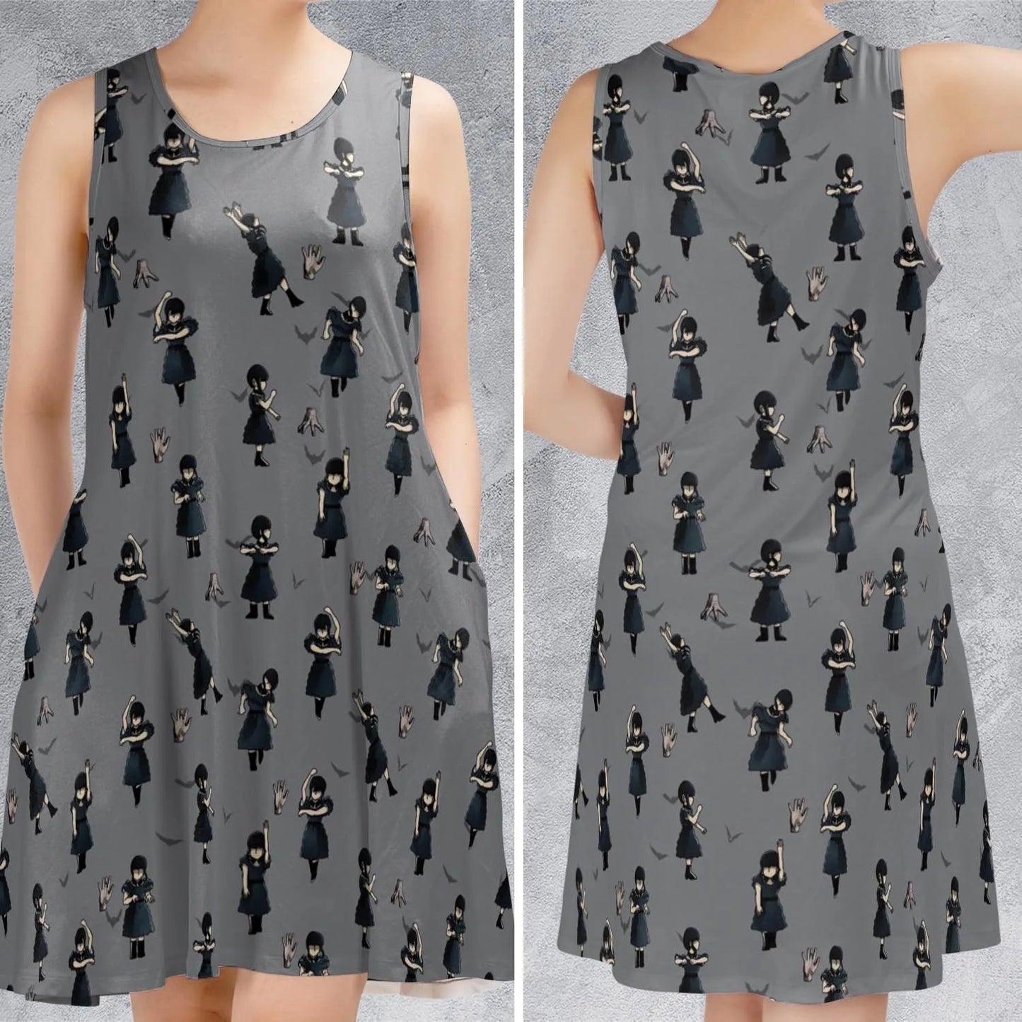Casual Sleeveless Dress - X5A7SX39