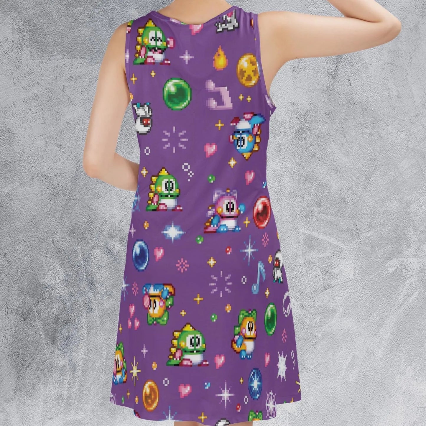 Casual Sleeveless Dress - TT9FK8BY