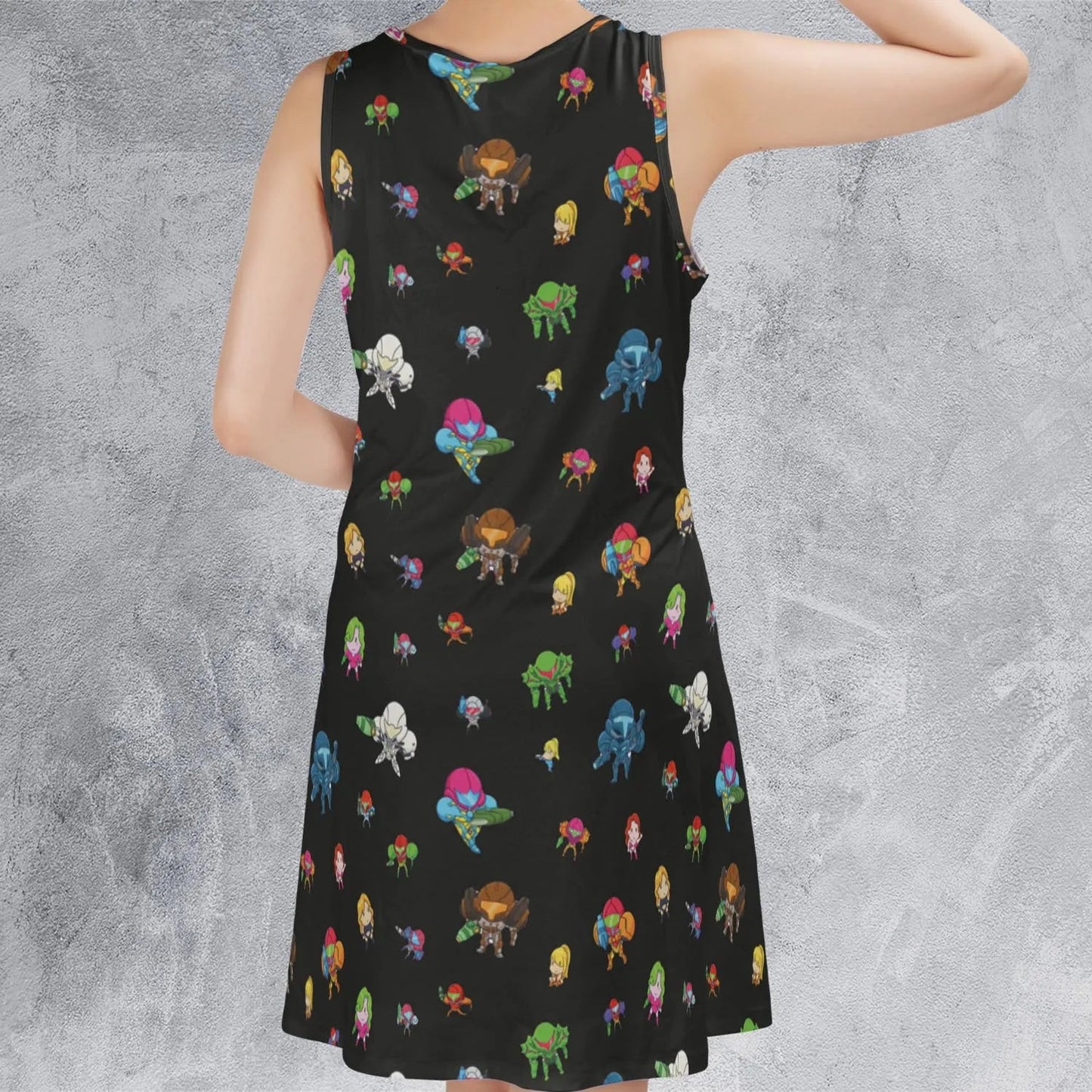 Casual Sleeveless Dress - FP7E3MP8