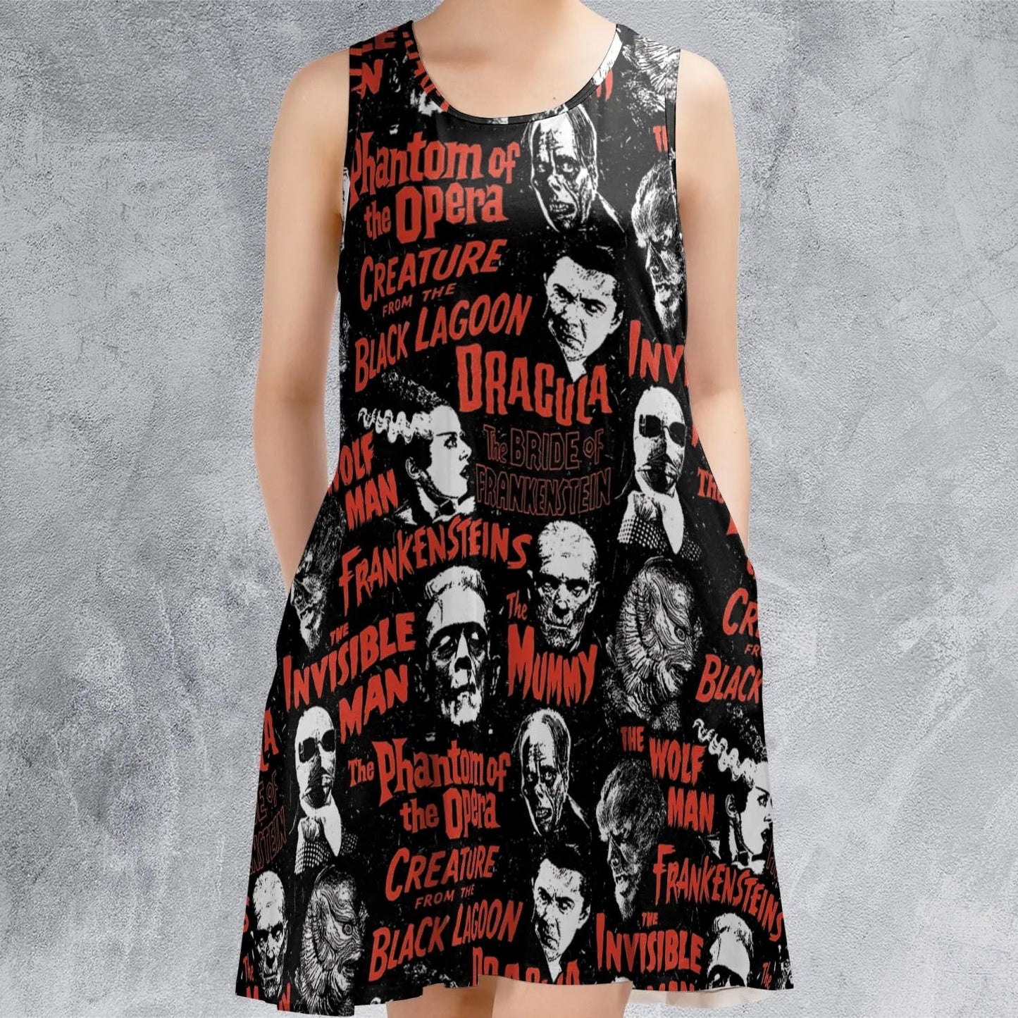 Casual Sleeveless Dress - PWQKUNJ8