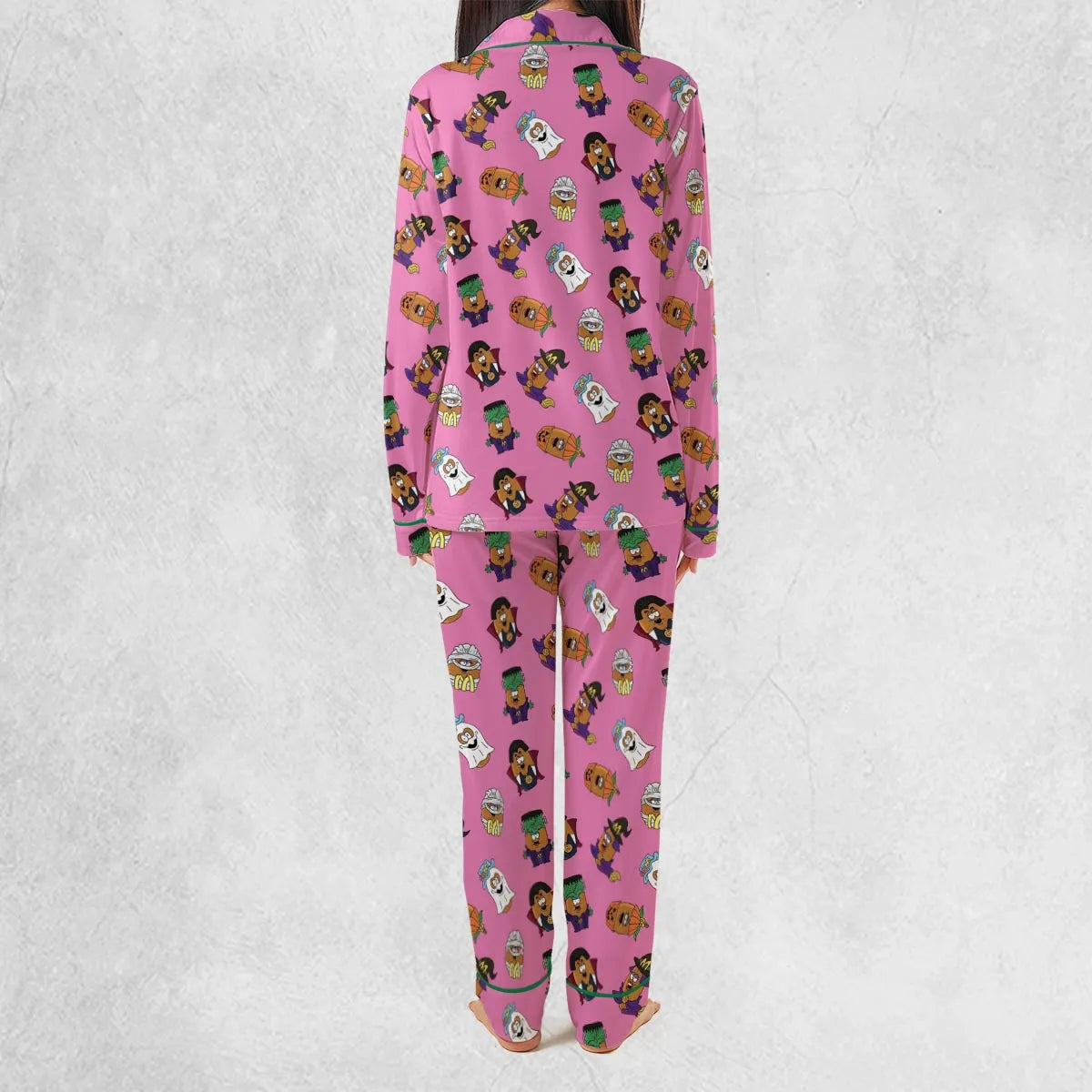 Stretch Long-Sleeve Pajamas Set - Y2LE82Y7