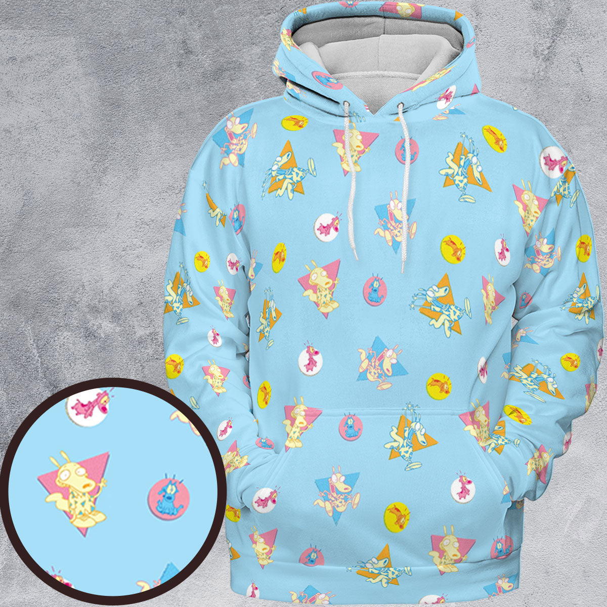 Full Print Hoodie - UKQ1EK3G