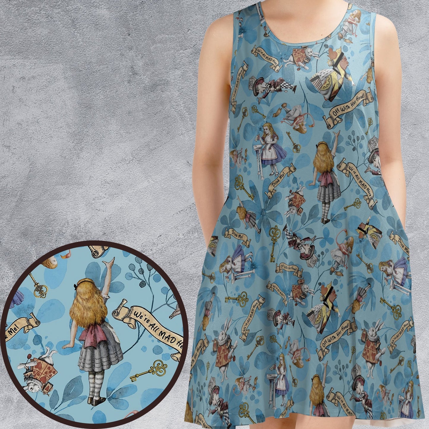Casual Sleeveless Dress - NGBCKA3Z