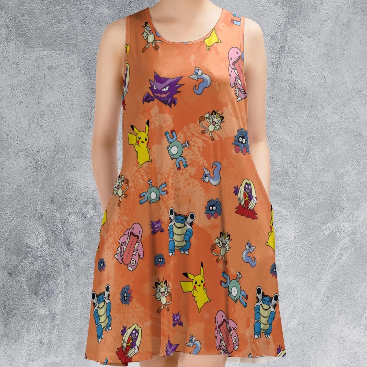 Casual Sleeveless Dress - Z8VXF1QN
