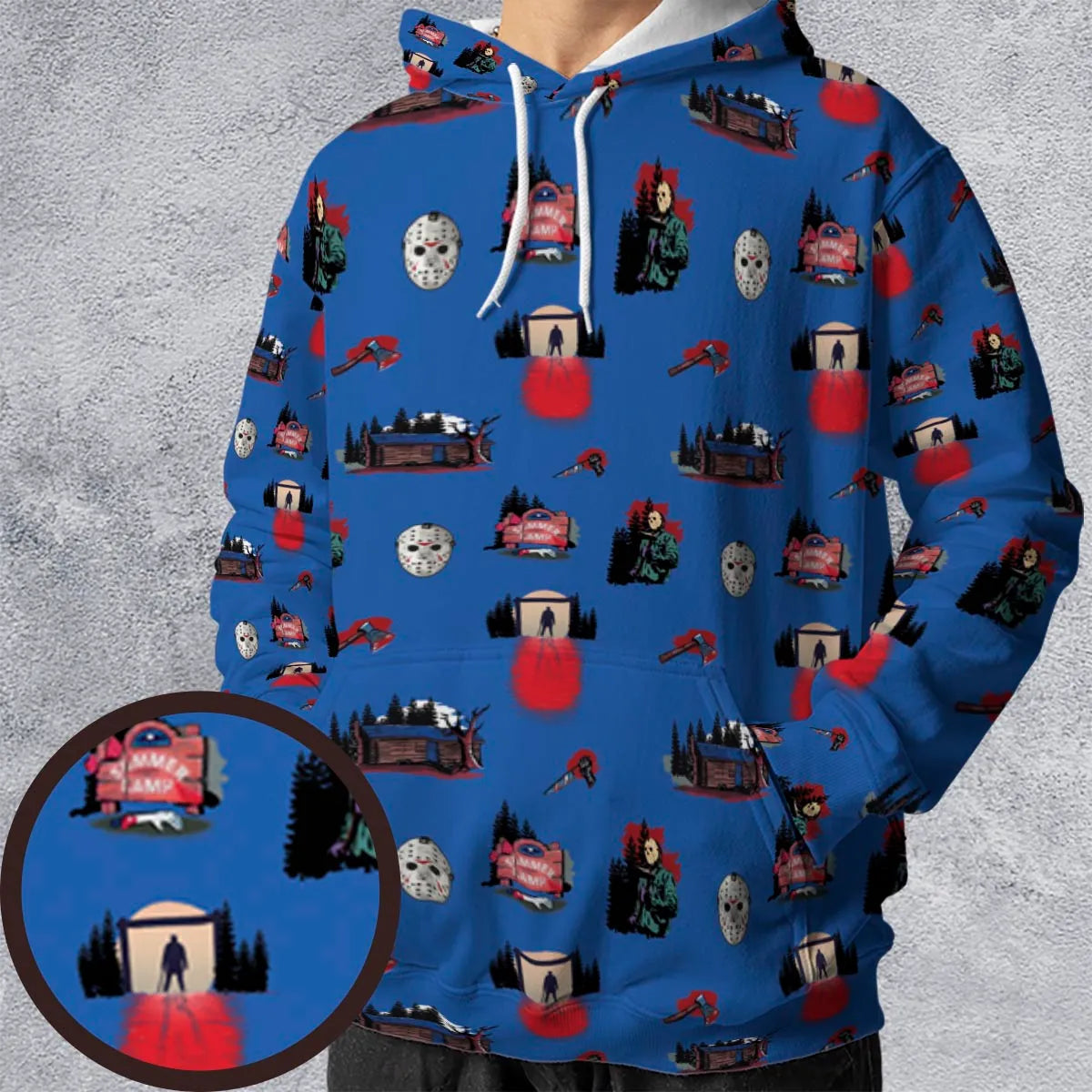Full Print Hoodie - AGF3CDJK