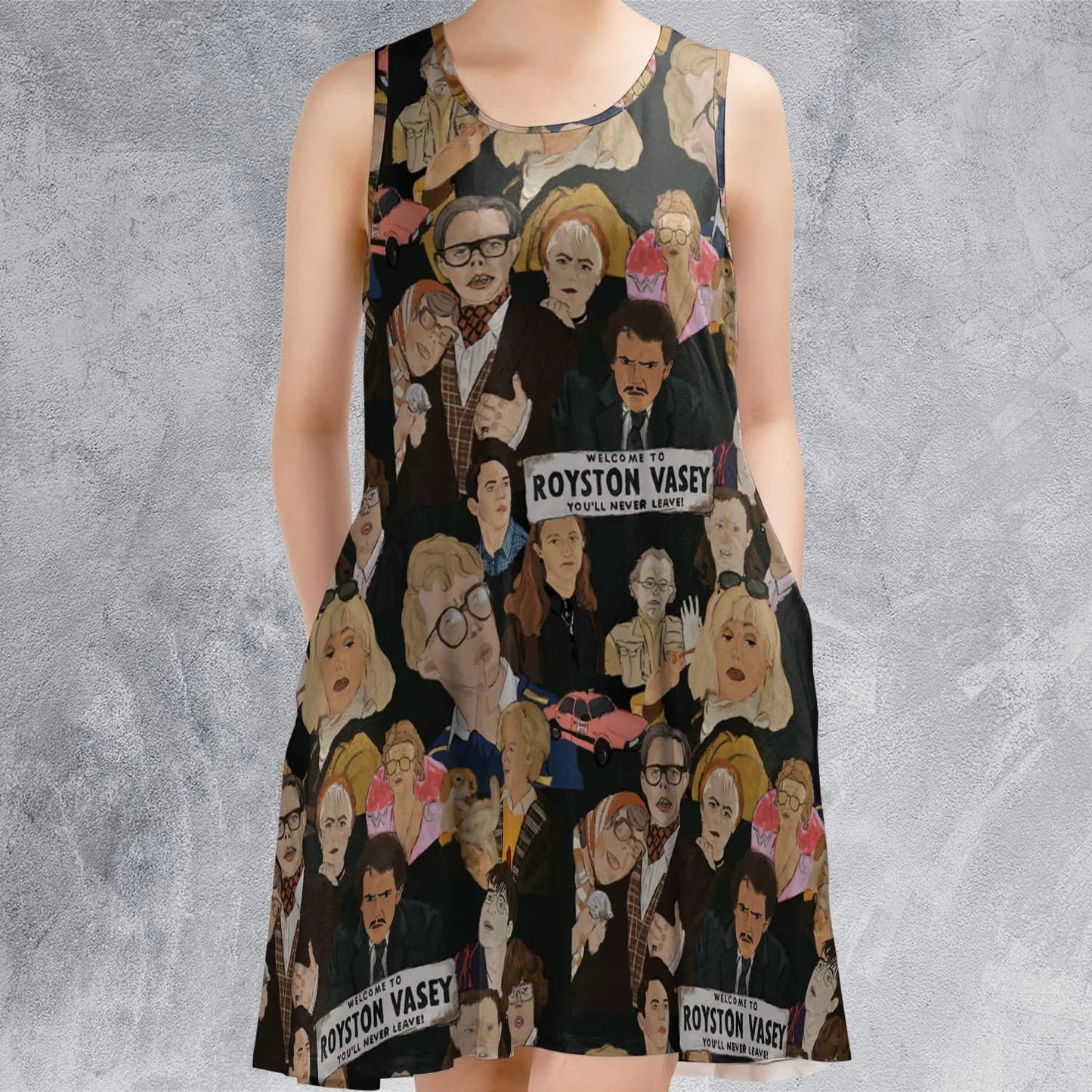 Casual Sleeveless Dress - B9X4USB2