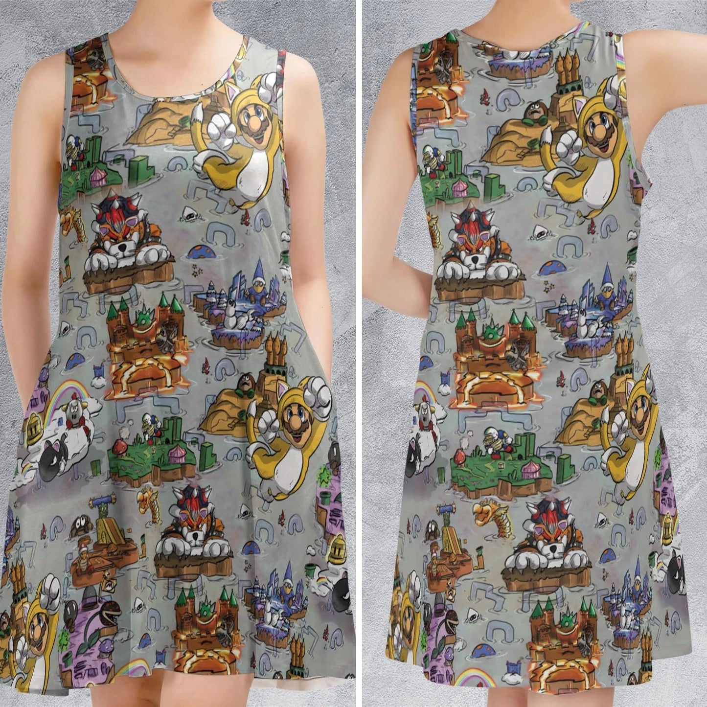 Casual Sleeveless Dress - YM35L19P
