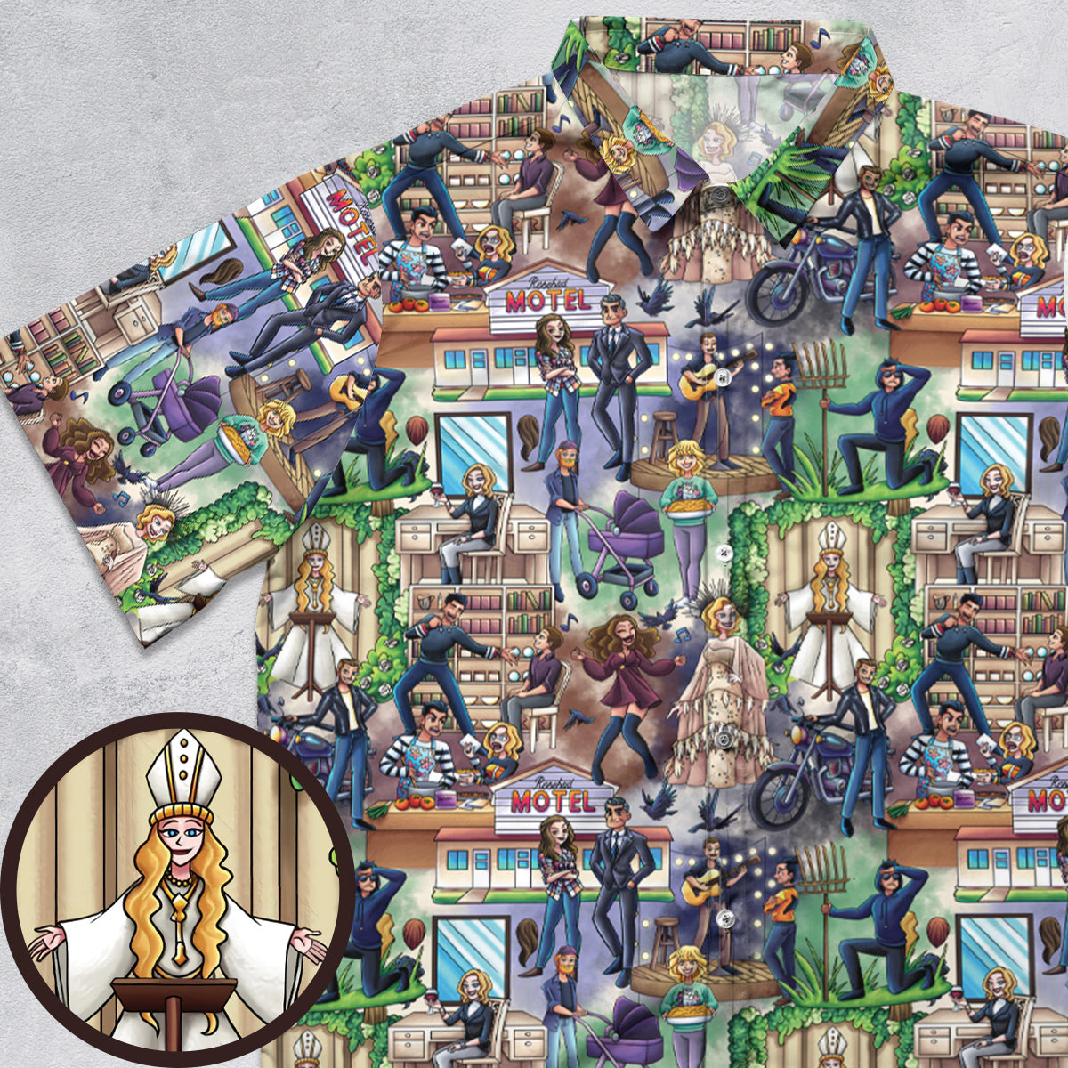 Short Sleeve Button Shirt - WCMCVNXR
