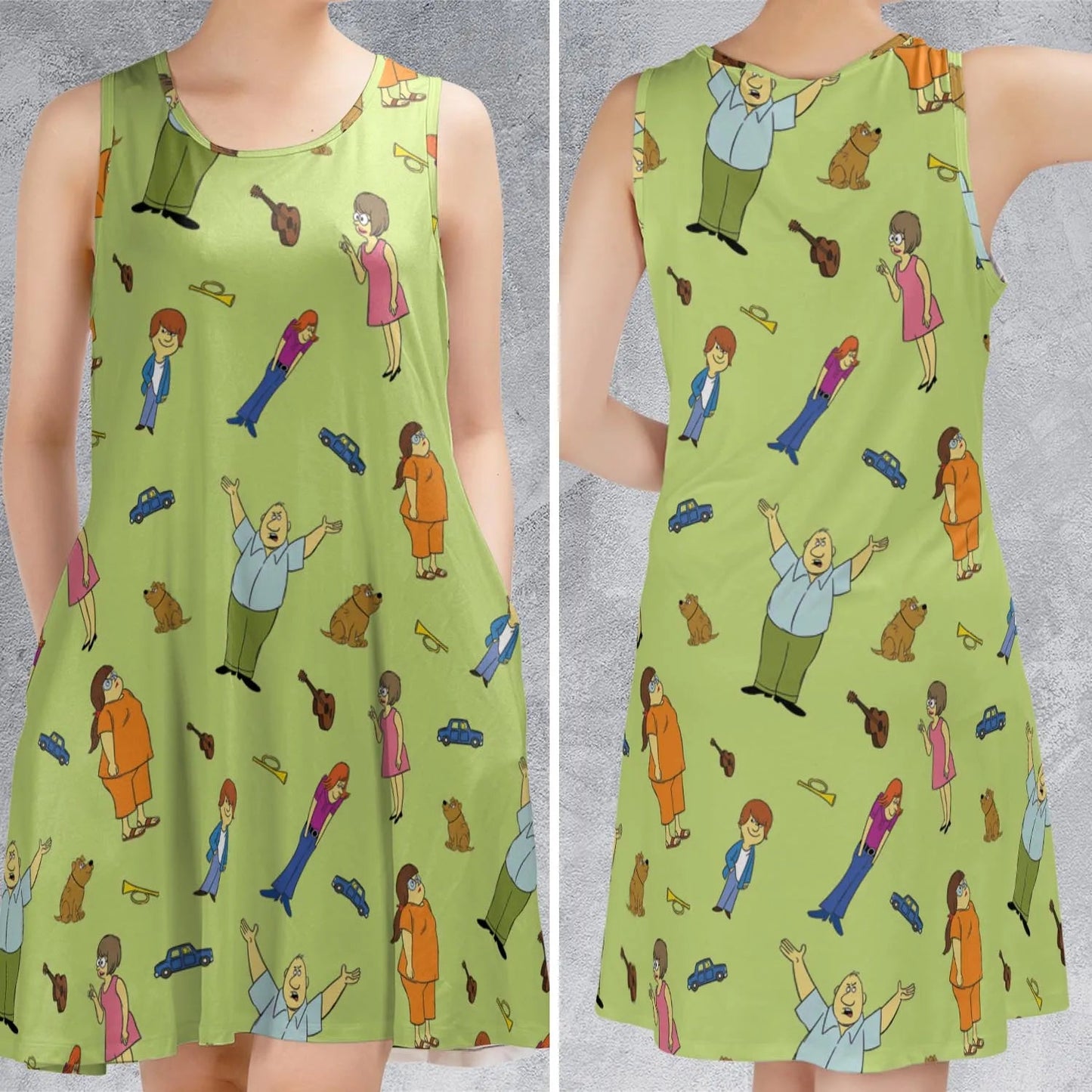 Casual Sleeveless Dress - C4MML32Q