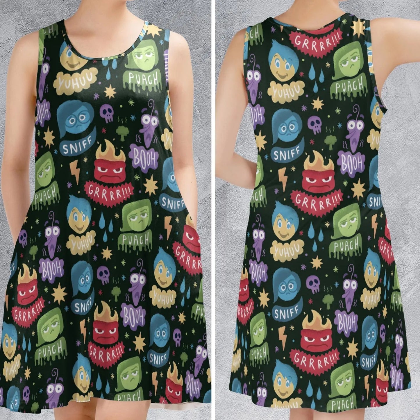 Casual Sleeveless Dress - ZWJX6TZV