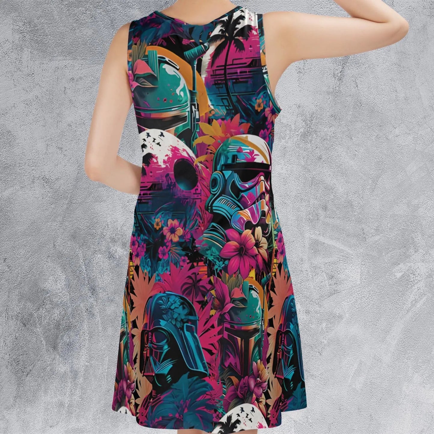 Casual Sleeveless Dress - A1AAG6V9