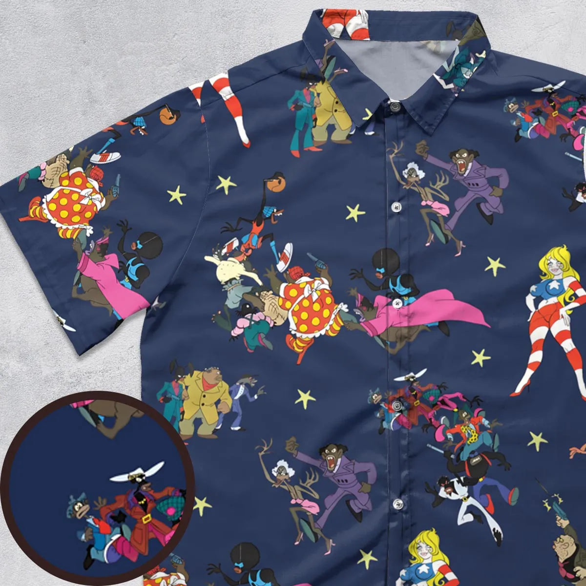 Short Sleeve Button Shirt - QVH73MCM