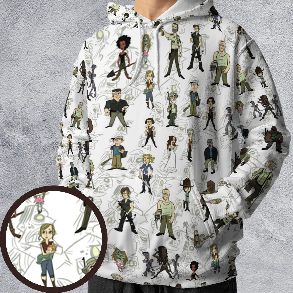 Full Print Hoodie - UDLC5V8Z