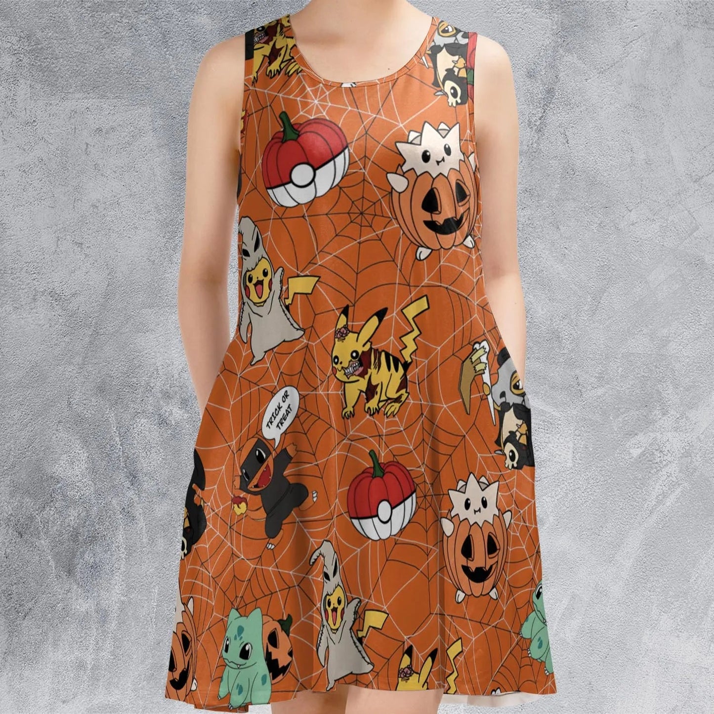 Casual Sleeveless Dress - 4JBA5918