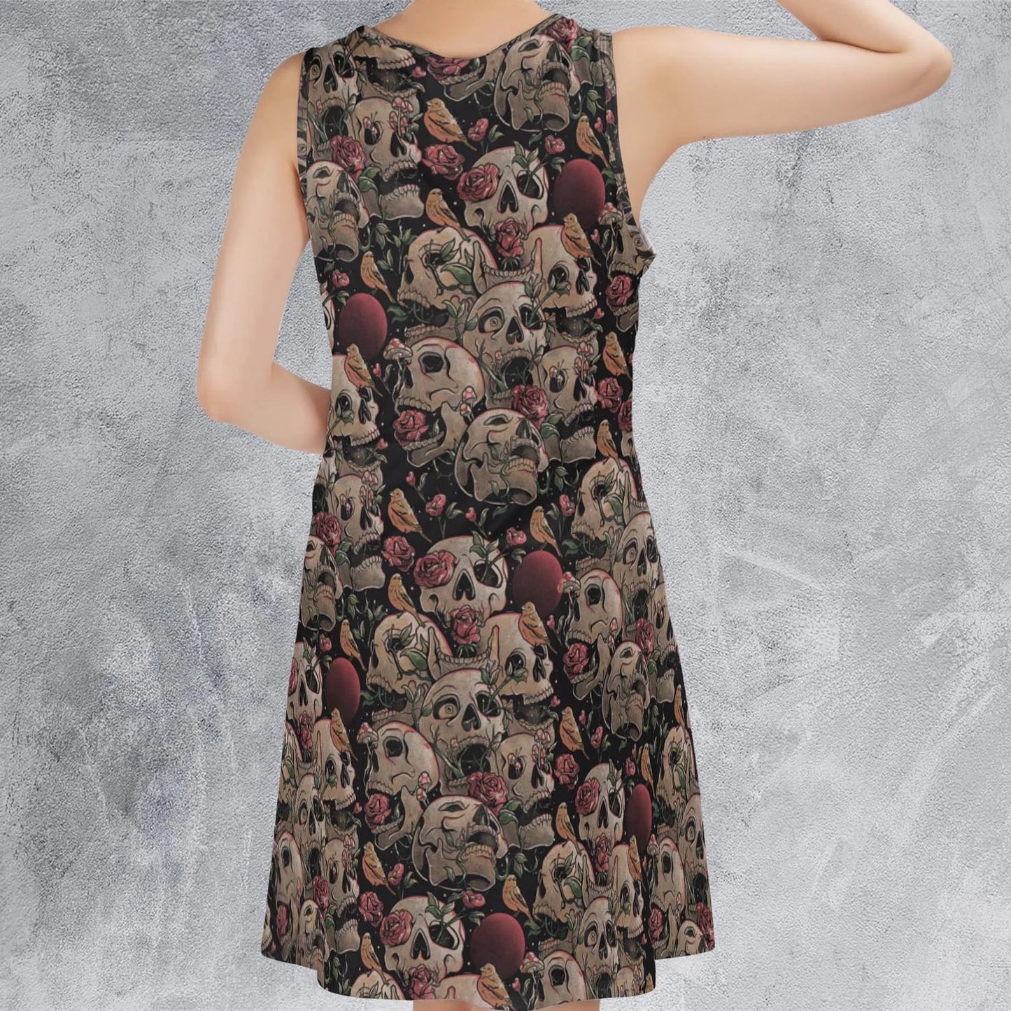 Casual Sleeveless Dress - UCY4TMNF