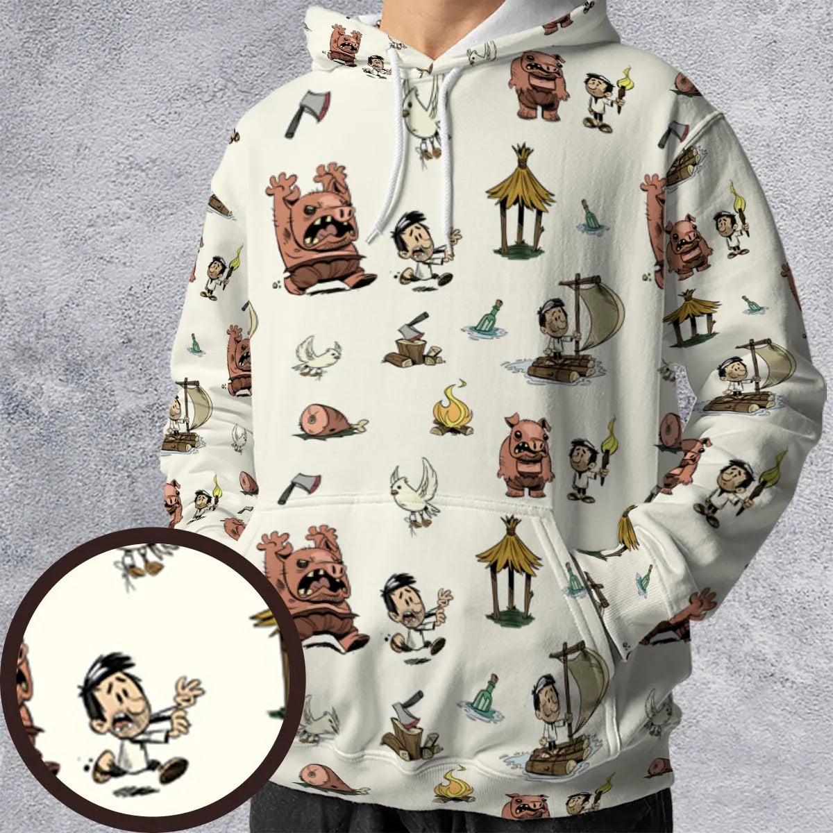 Full Print Hoodie - 86T7PCCS