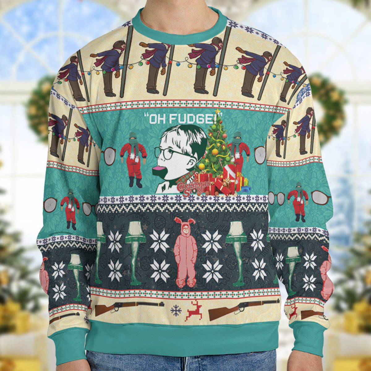 Ugly Christmas Sweatshirt - F7CN8BK6