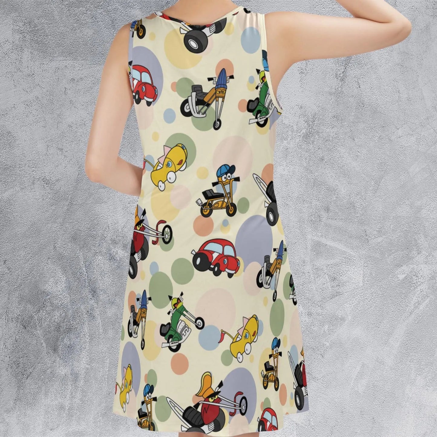 Casual Sleeveless Dress - 95VPEW8M