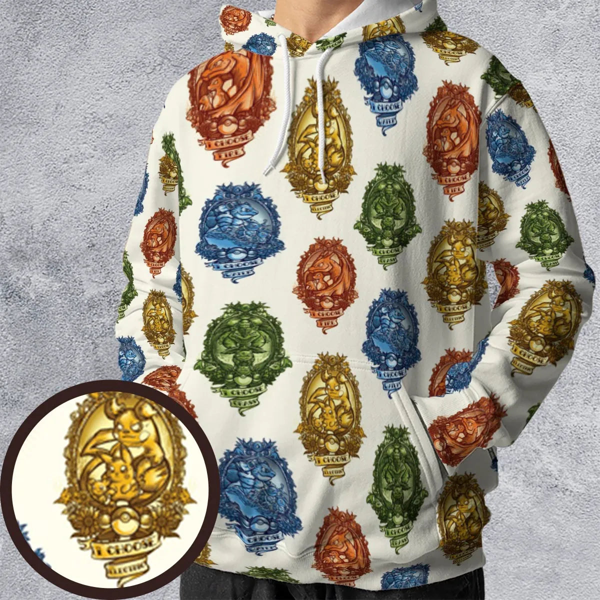 Full Print Hoodie - 6E2ECU8N