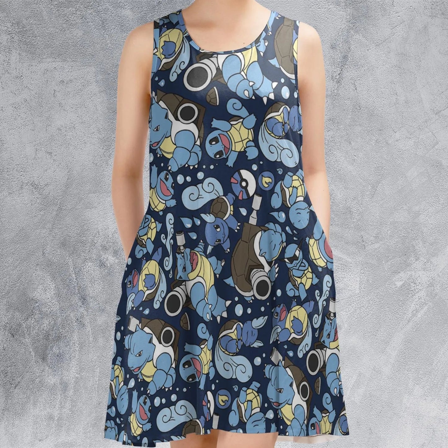 Casual Sleeveless Dress - 238P38LQ