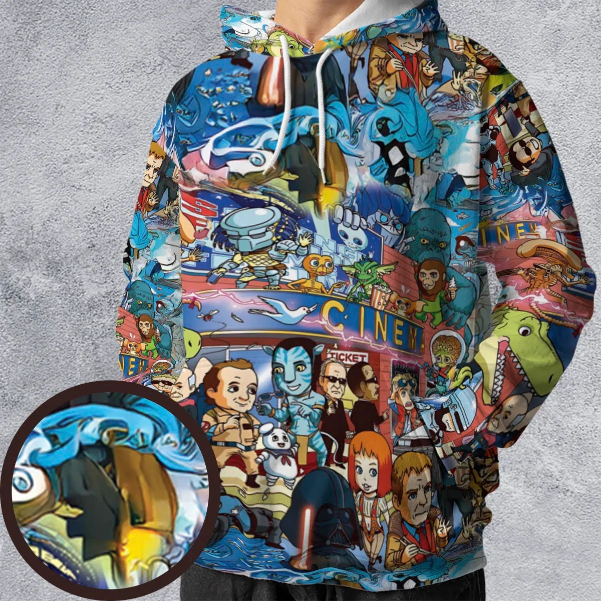 Full Print Hoodie - LEEXNBQJ