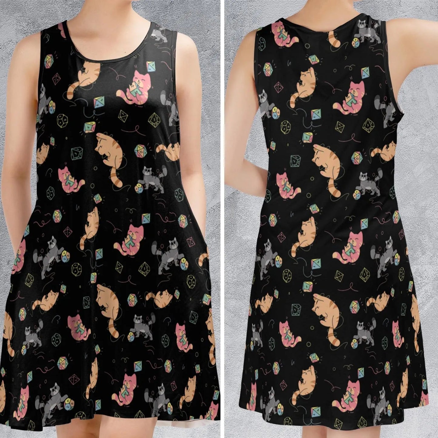 Casual Sleeveless Dress - LJLKXQ6B