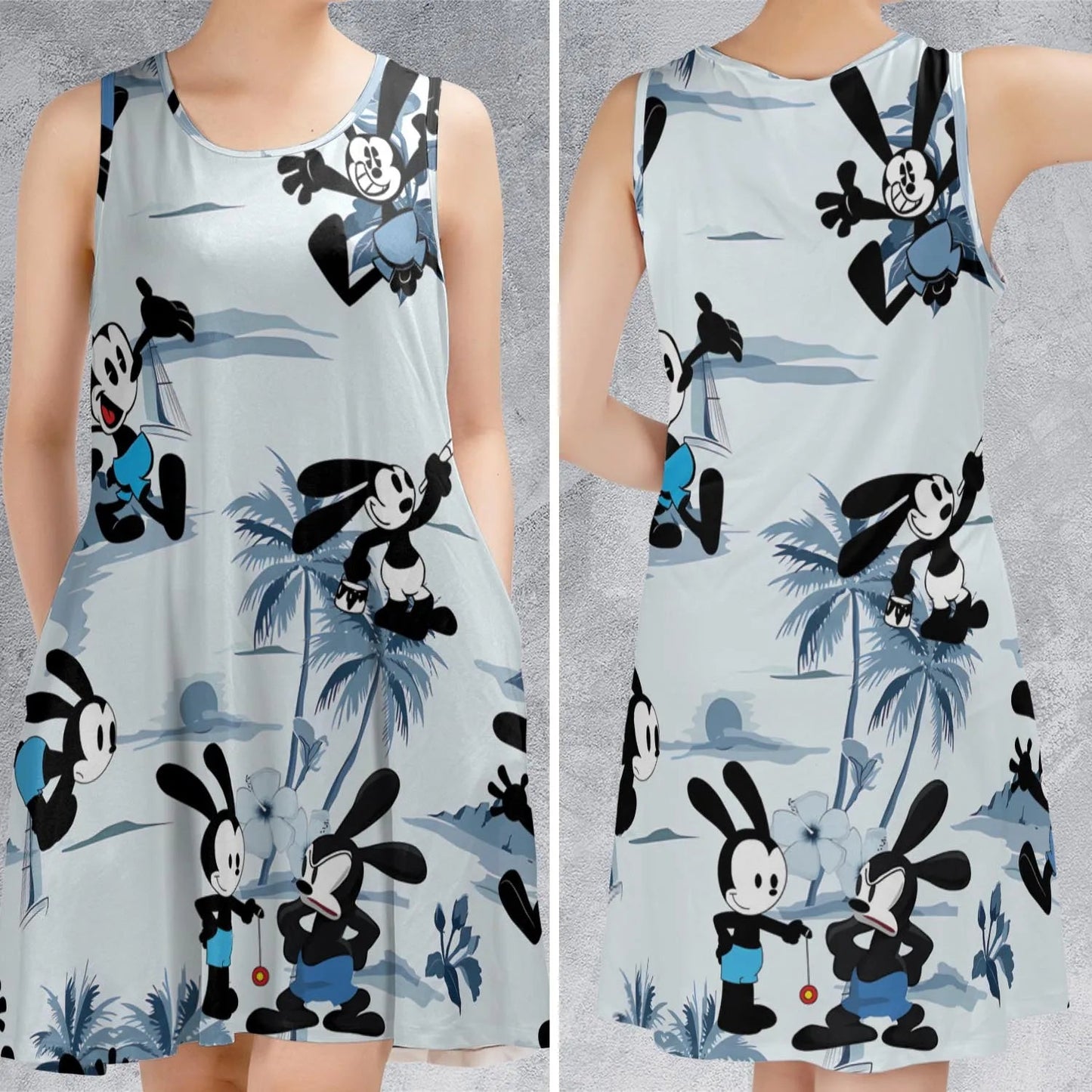 Casual Sleeveless Dress - 14FYV179