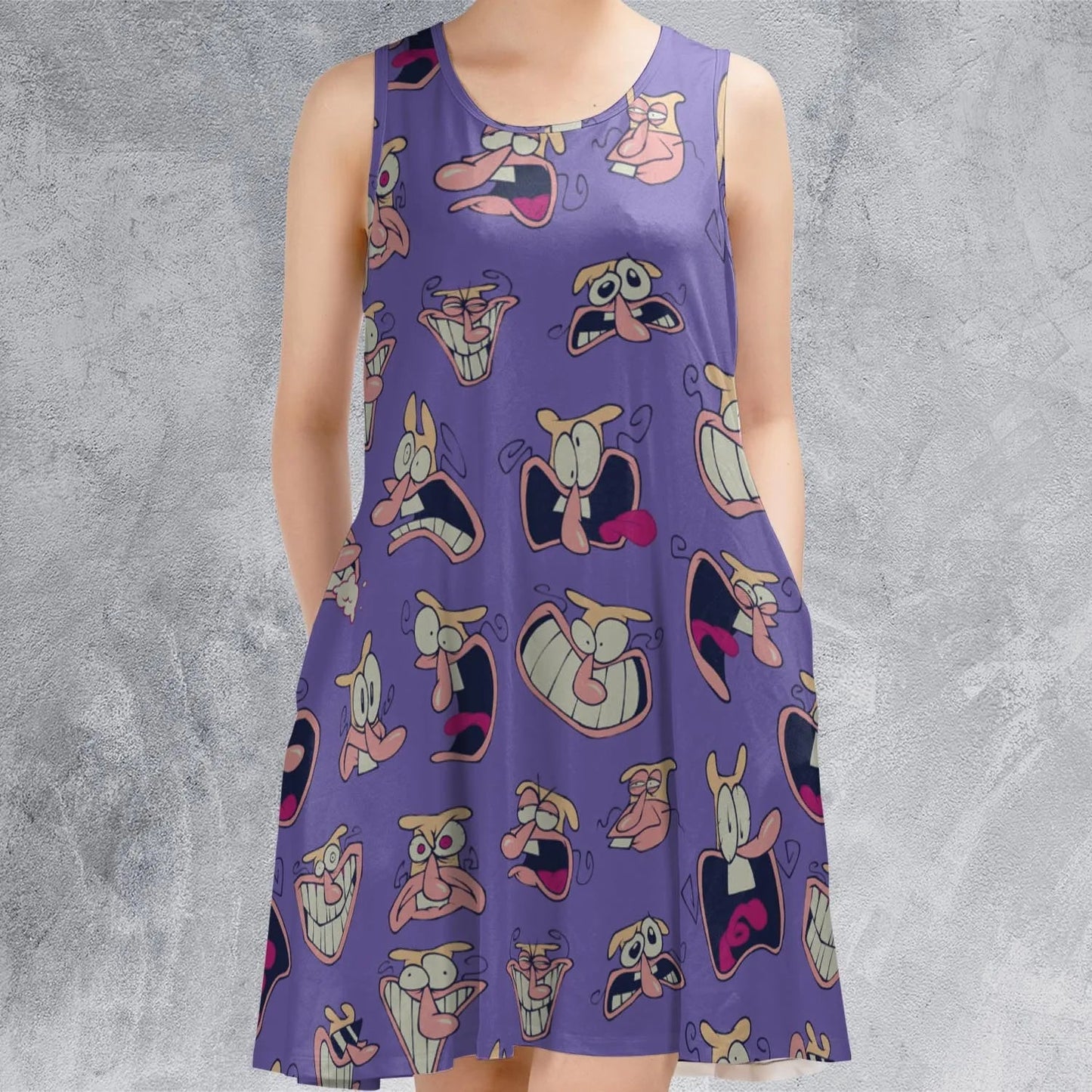 Casual Sleeveless Dress - 5VEMGN2L