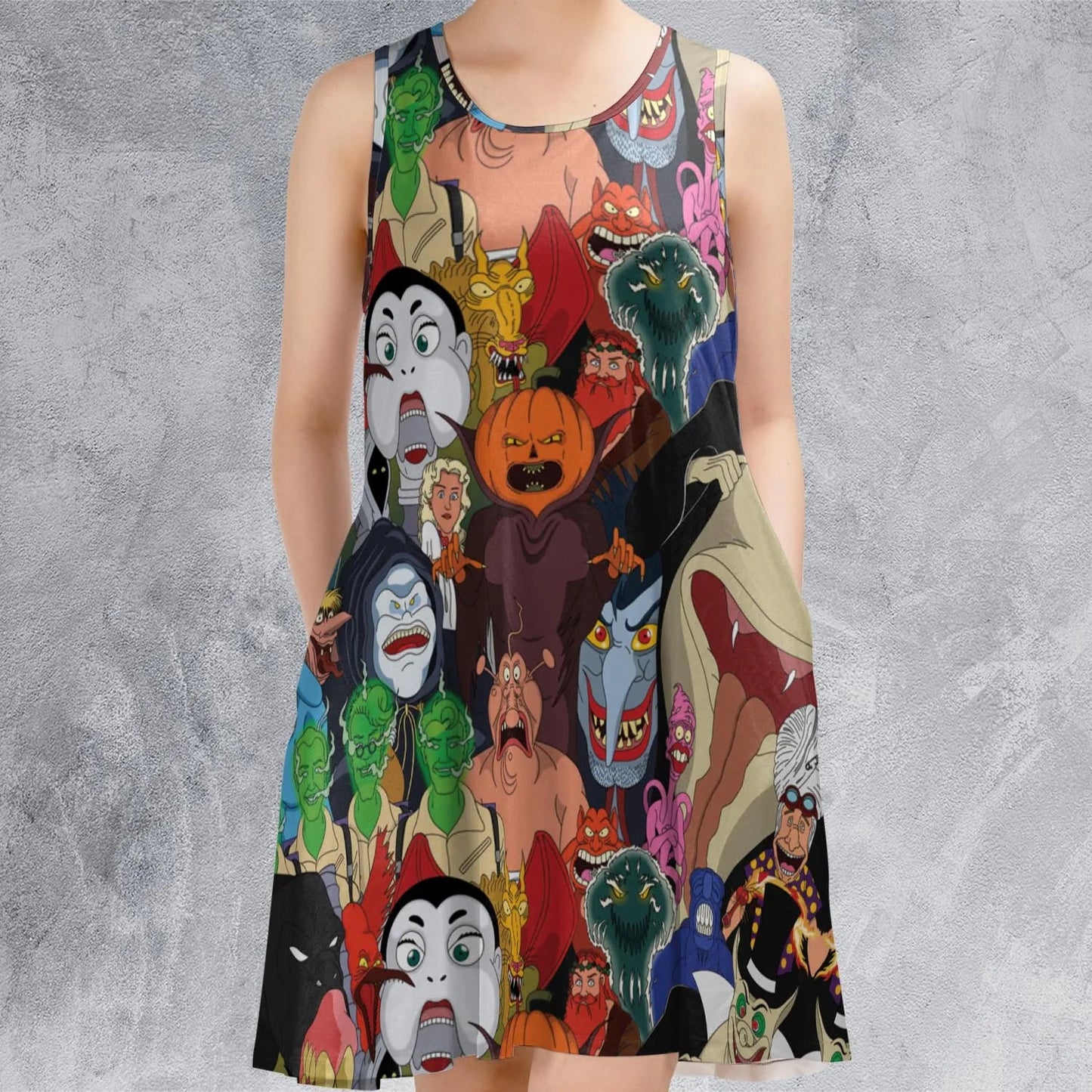 Casual Sleeveless Dress - RY449D8R