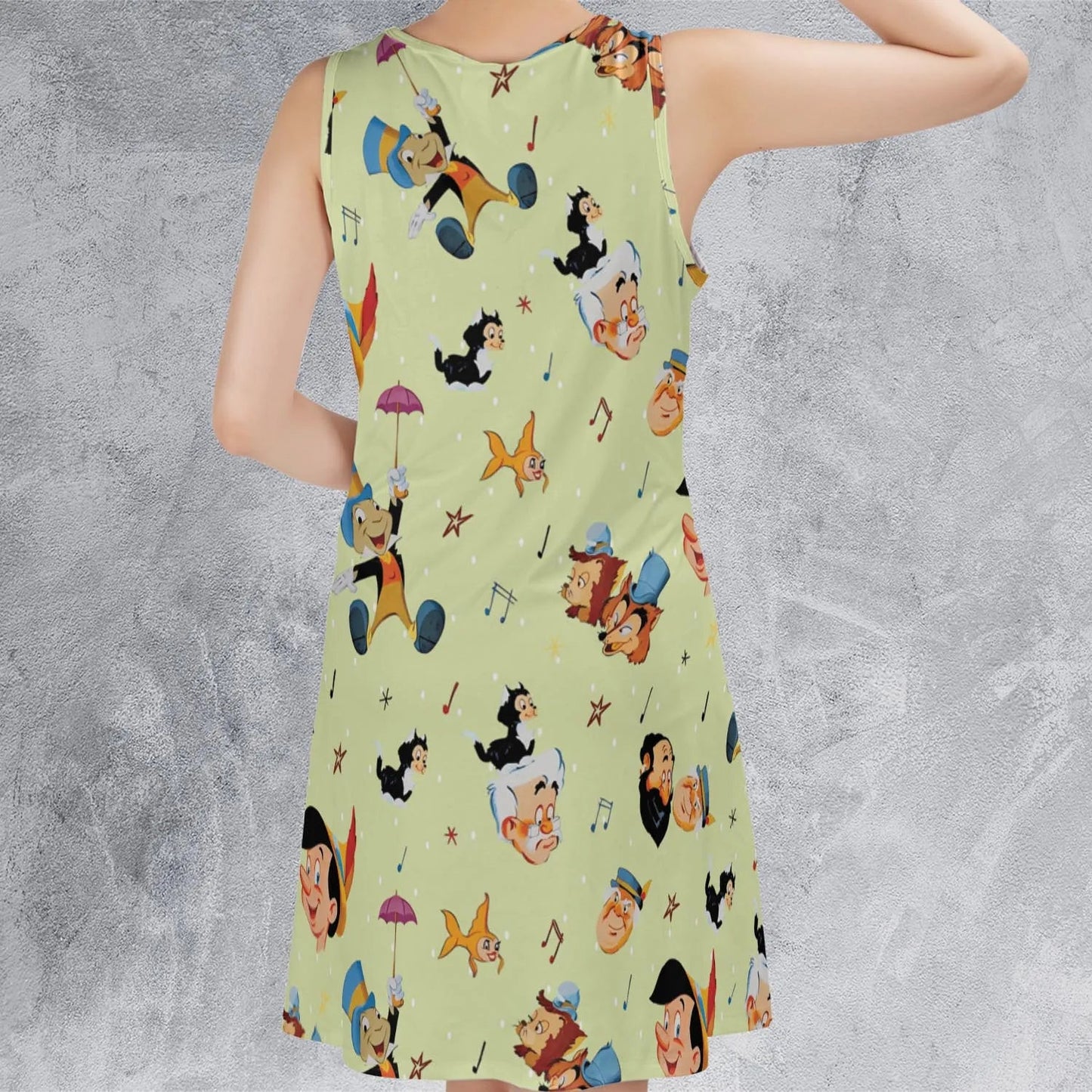 Casual Sleeveless Dress - ZRNDE2ZS