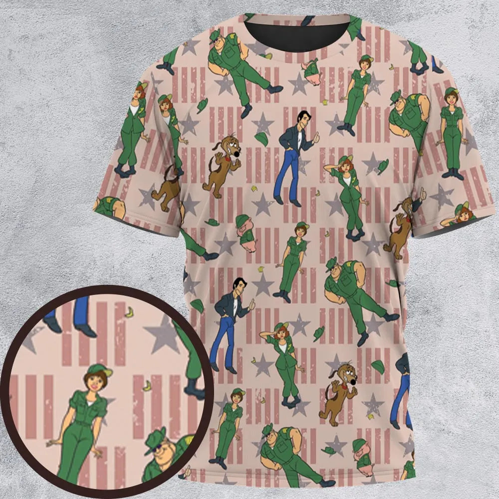 Full Print T-Shirt - HX9K4QXE